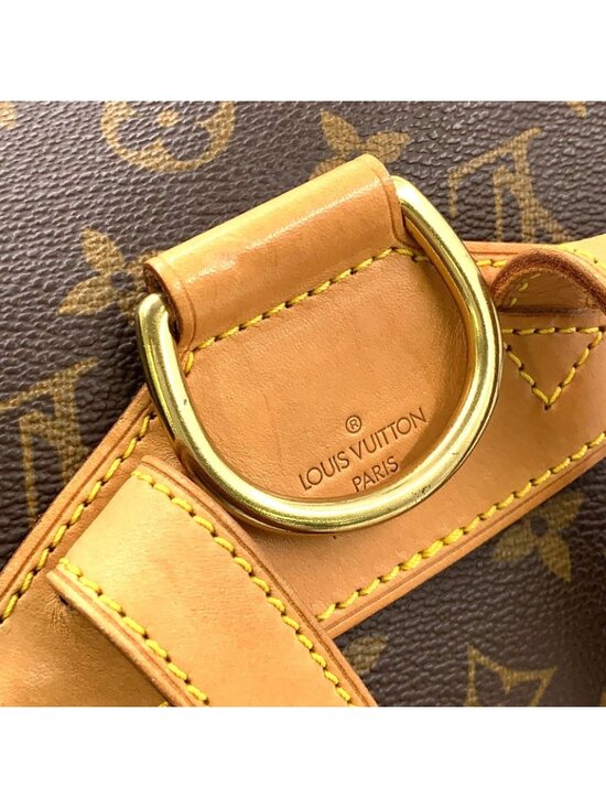 Louis Vuitton Montsouris MM Monogram Leather Brown Light Backpack Gold main image 13